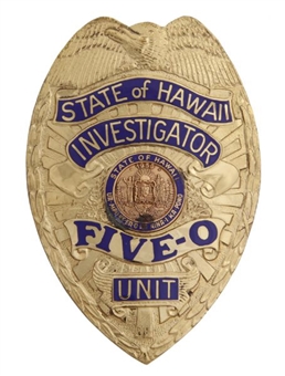 Hawaii Five-0 Badge from the Estate of Jack Lord